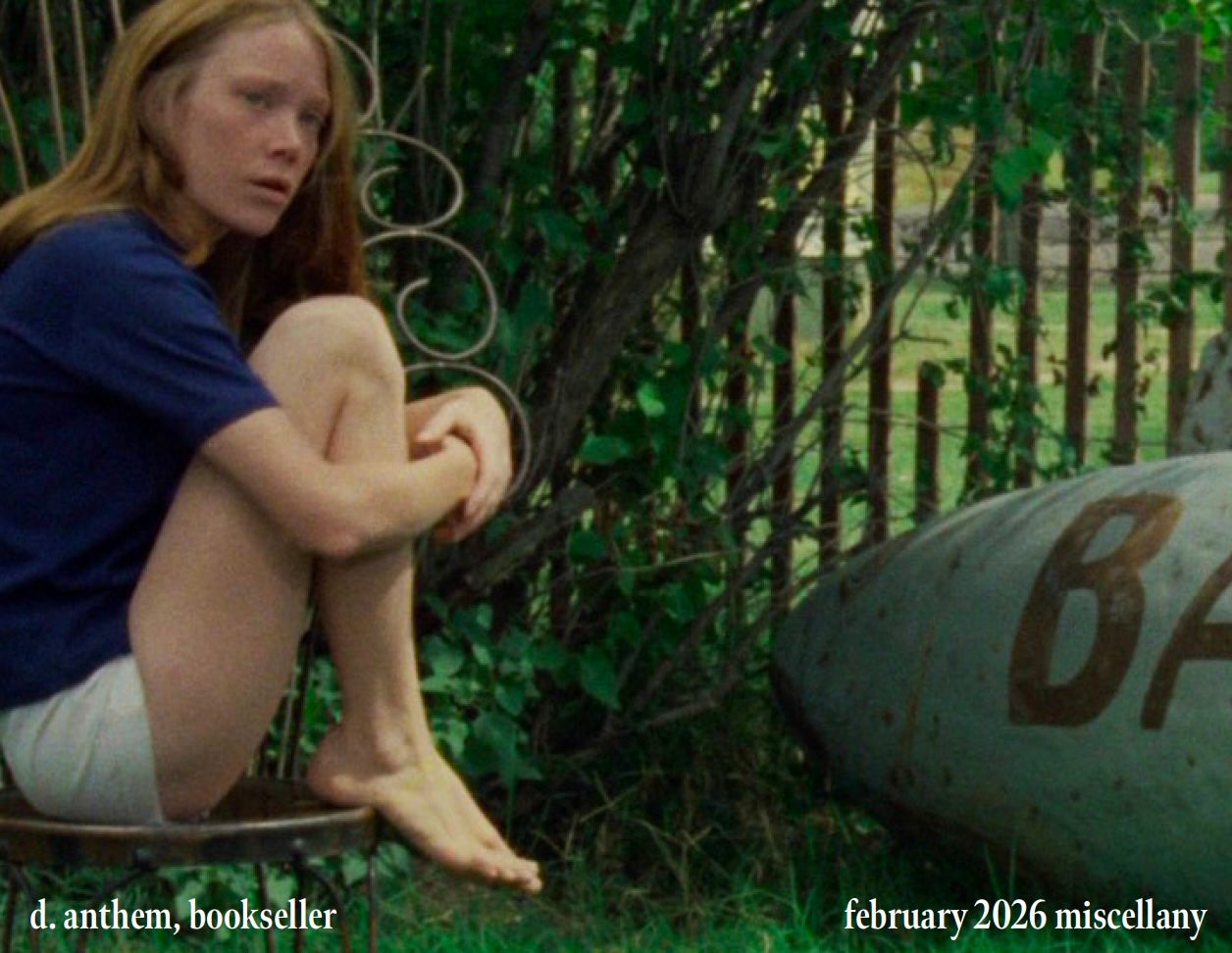 February 2026 Miscellany