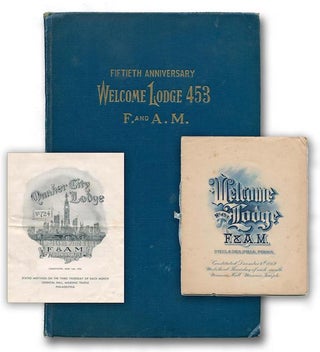 Item #01579 Fiftieth Anniversary and History of Welcome Lodge, No. 453 Free and Accepted Masons...