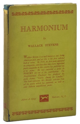 Item #02063 Harmonium. Wallace STEVENS