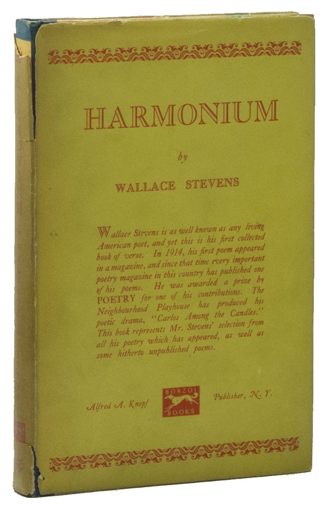 Item #02063 Harmonium. Wallace STEVENS.