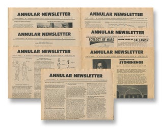 Item #02615 Annular Newsletter, Vol. 5, Nos. 3-4; Vol. 6, Nos. 1-5 , 1970-73 [seven issues]....