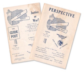 Item #02792 The Guide Post, Vol. 1, No. 1, October 1956 [with] Perspective, Vol. 1, No. 2 [first...
