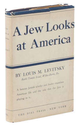 Item #05214 A Jew Looks at America. Louis M. LEVITSKY