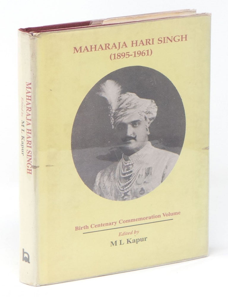 Item #05374 Maharaja Hari Singh (1895-1961). Prof. M. L. KAPUR.