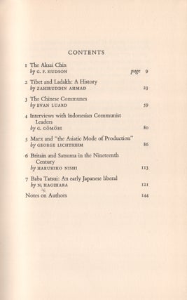 Far Eastern Affairs, Number Three (St Antony's Papers, Number 14)
