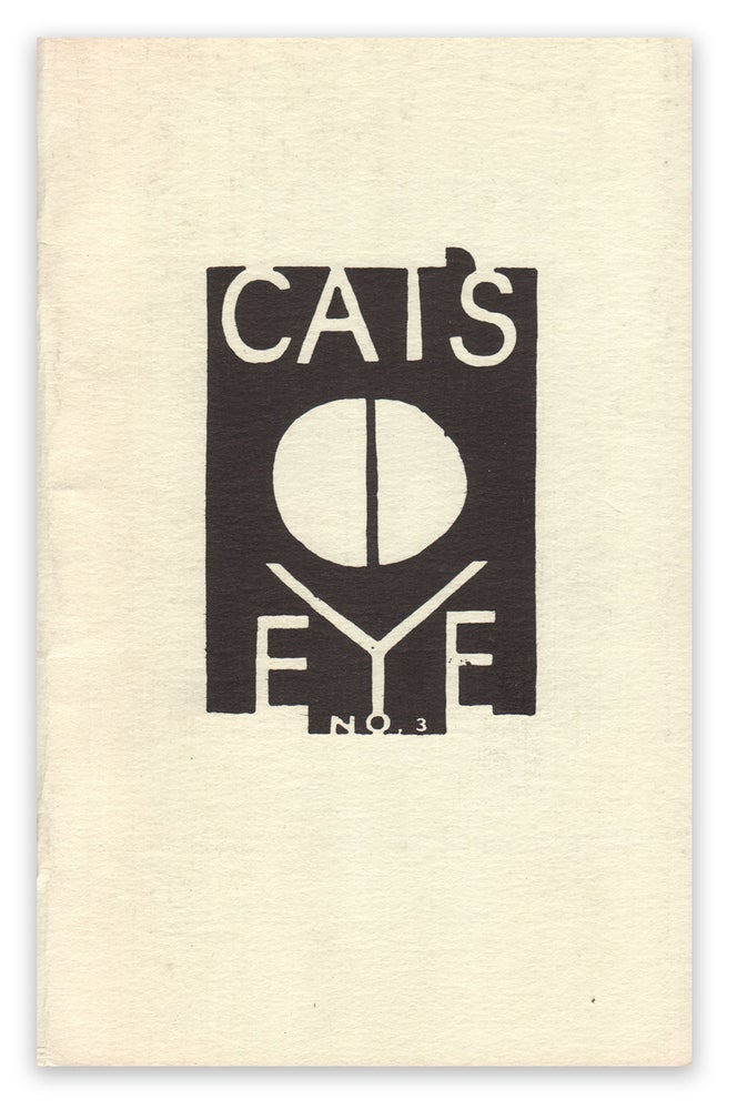 Item #05384 Cat's Eye, No. 3, Summer 1981. Melissa CANNON, Alice SAVAGE, Alfred Starr HAMILTON, contributor.