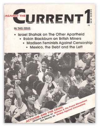 Item #05688 Against the Current, Vol. 1, No. 1 (New Series), January-February, 1986. Joanna BRENNER