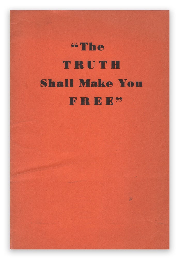 Item #05770 "The Truth Shall Make You Free" 33° The Supreme Council, A. A. S. R.