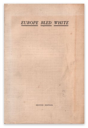 Item #05797 Europe Bled White. E. STAUFFEN