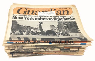 Item #06039 A broken run of twenty-six issues of the Guardian, 1968-1977. contributors