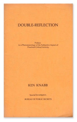 Item #06867 Double-Reflection: Preface to a Phenomenology of the Subjective Aspect of...