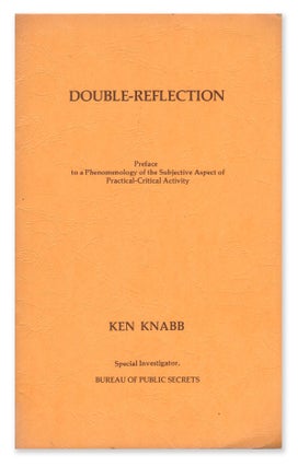 Item #06867 Double-Reflection: Preface to a Phenomenology of the Subjective Aspect of...
