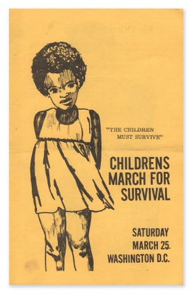 Item #07207 Childrens [sic] March for Survival