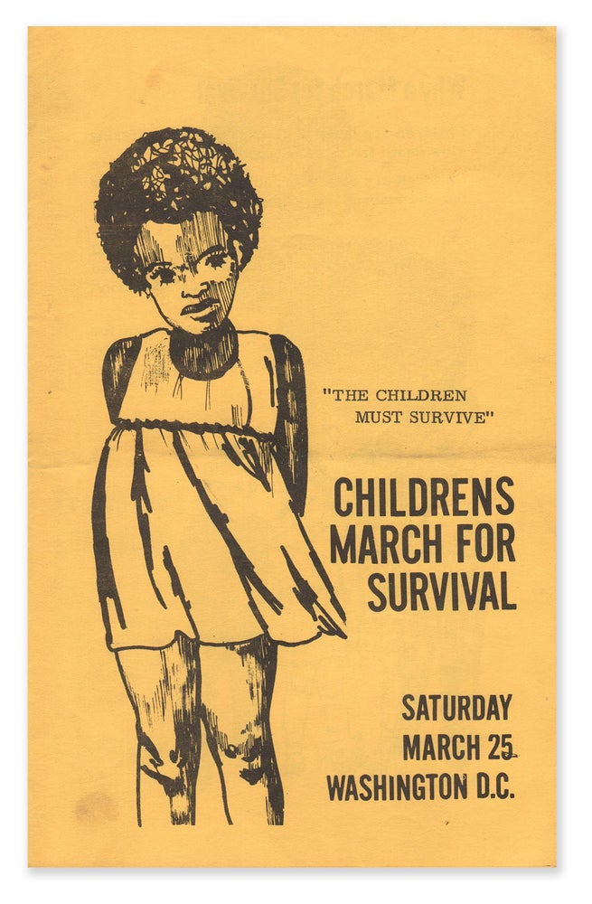 Item #07207 Childrens [sic] March for Survival.