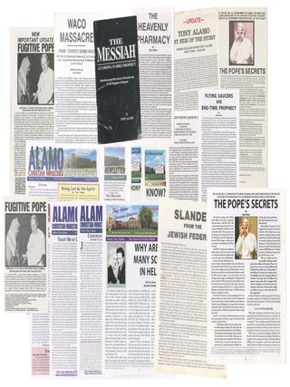 Item #07265 Collection of material published by the Christian cult centered around Tony Alamo....