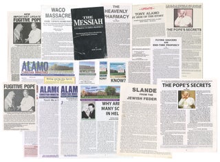Item #07265 Collection of material published by the Christian cult centered around Tony Alamo....