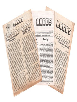 Item #07272 Logos, Vol. 1, Nos. 1-3. Sergio GARCIA