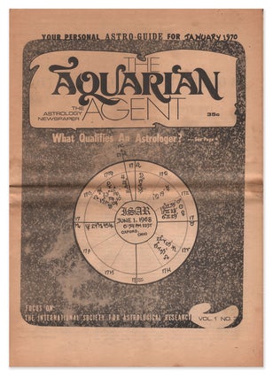 Item #07388 The Aquarian Agent, Vol. 1, No. 3. H. WEINGARTEN