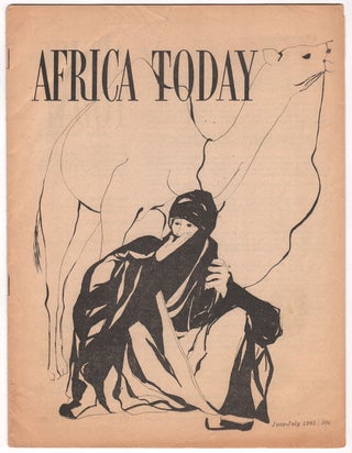 Item #07889 Africa Today, Vol. XII, No. 6, June-July, 1965. Collin GONZE
