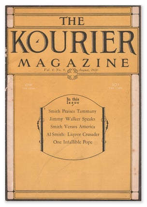 Item #08048 The Kourier Magazine, Vol. 4, No. 9, August, 1928. Dr. H. W. EVANS