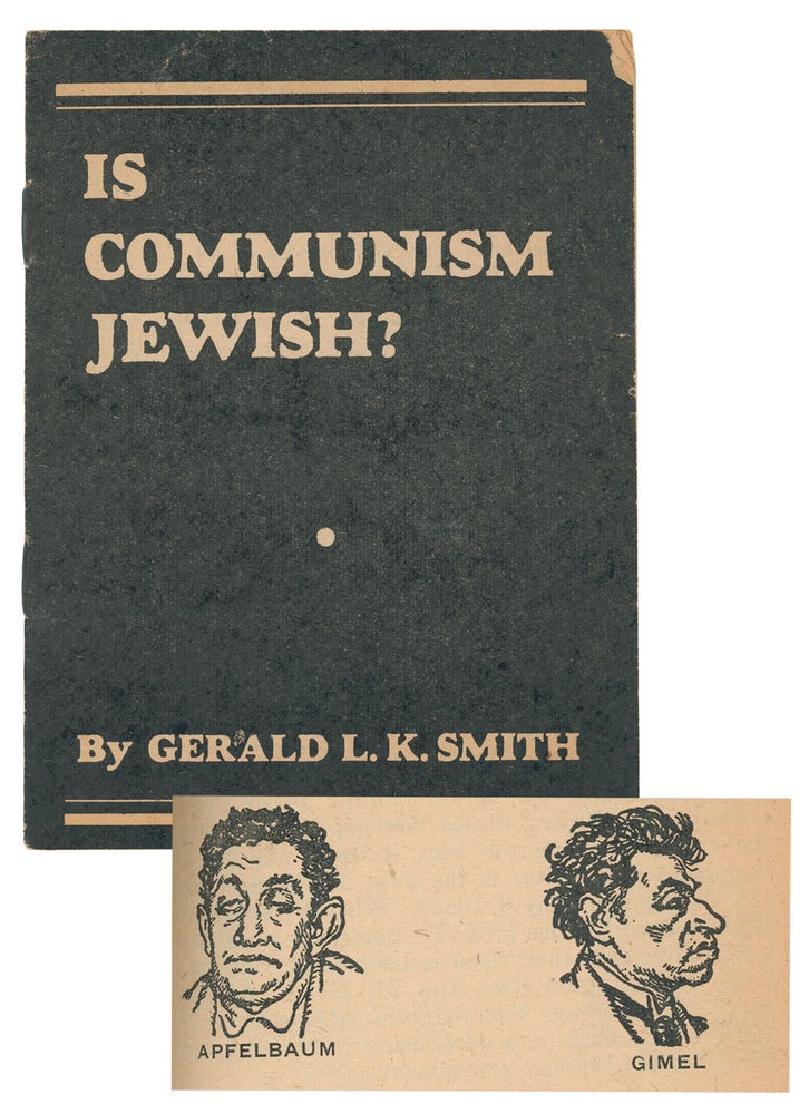 Item #10006 Is Communism Jewish? Gerald L. K. Smith.