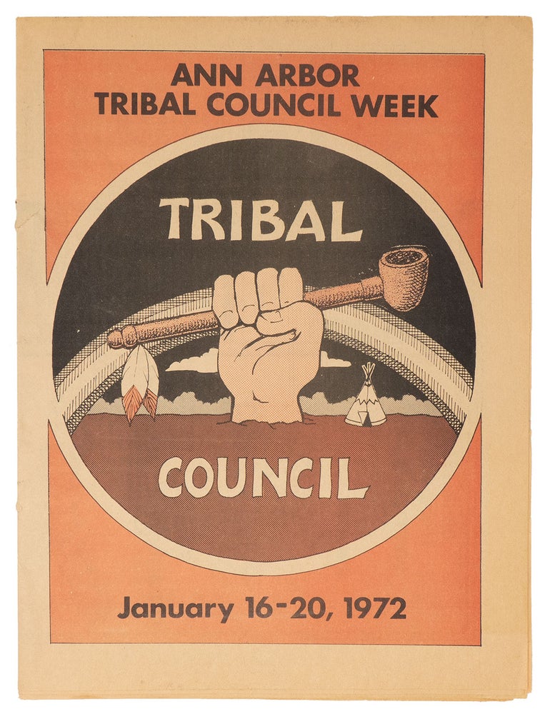 Item #10422 Ann Arbor Tribal Council Week, January 16-20, 1972