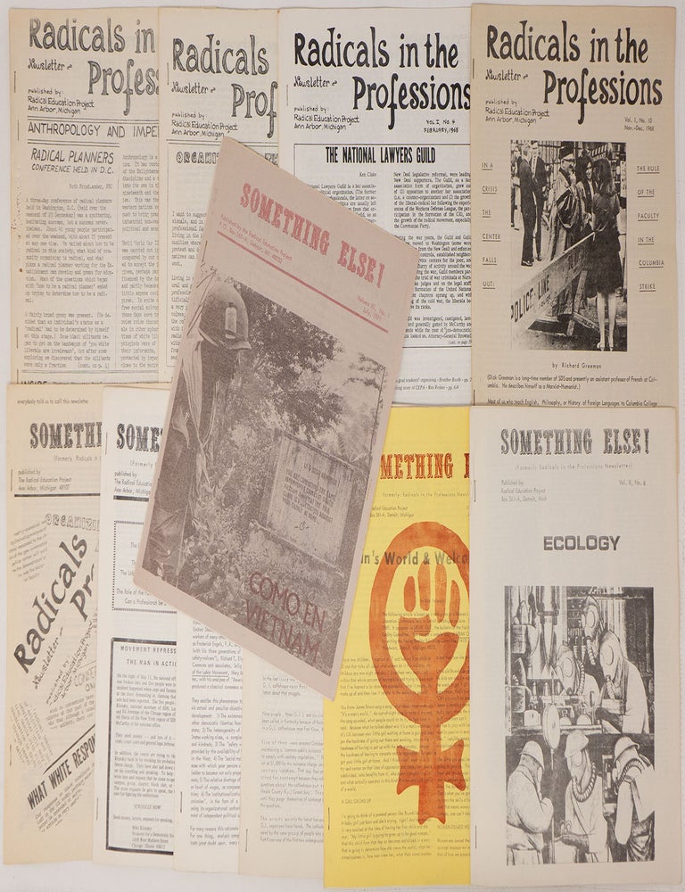 Item #10780 Radicals in the Professions / Something Else (11 issues)