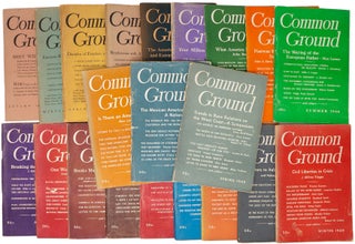 Item #10794 Common Ground (25 issues). Louis Adamic, M. Margaret Anderson, Woody Guthrie,...