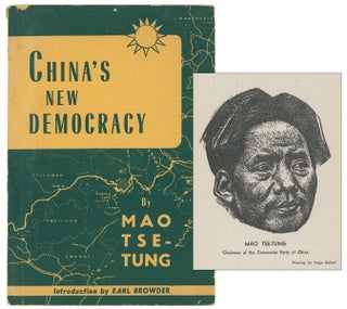Item #10839 China's New Democracy. Mao Tse-tung, Earl Browder, introduction