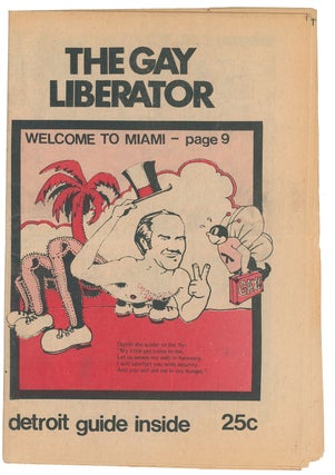 Item #10876 The Gay Liberator, no. 19, July 1972. Gay Liberator Collective