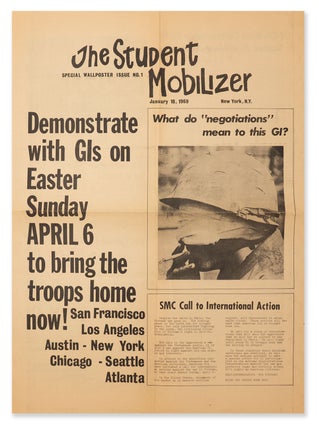 Item #10886 The Student Mobilizer Special Wallposter Issue No. 1, January 18, 1969