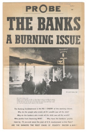 Item #10902 PROBE, No. 1. People's Revolt to Overthrow the Banking Establishment
