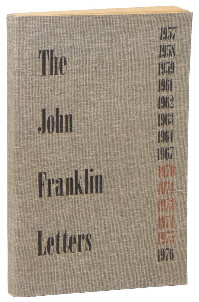 Item #10916 The John Franklin Letters. Lyle Munson.