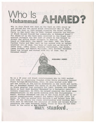 Item #11071 Who Is Muhammad Ahmed? Brother Alkamal
