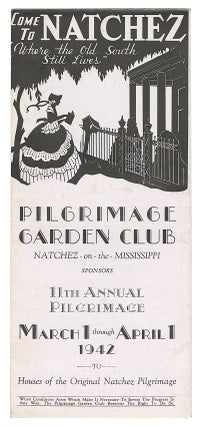 Item #11085 A brochure for 11th Annual Pilgrimage of antbellum Natchez houses called The Natchez...