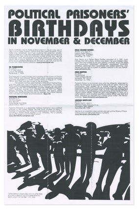 Item #11225 Political Prisoners' Birthdays in November & December
