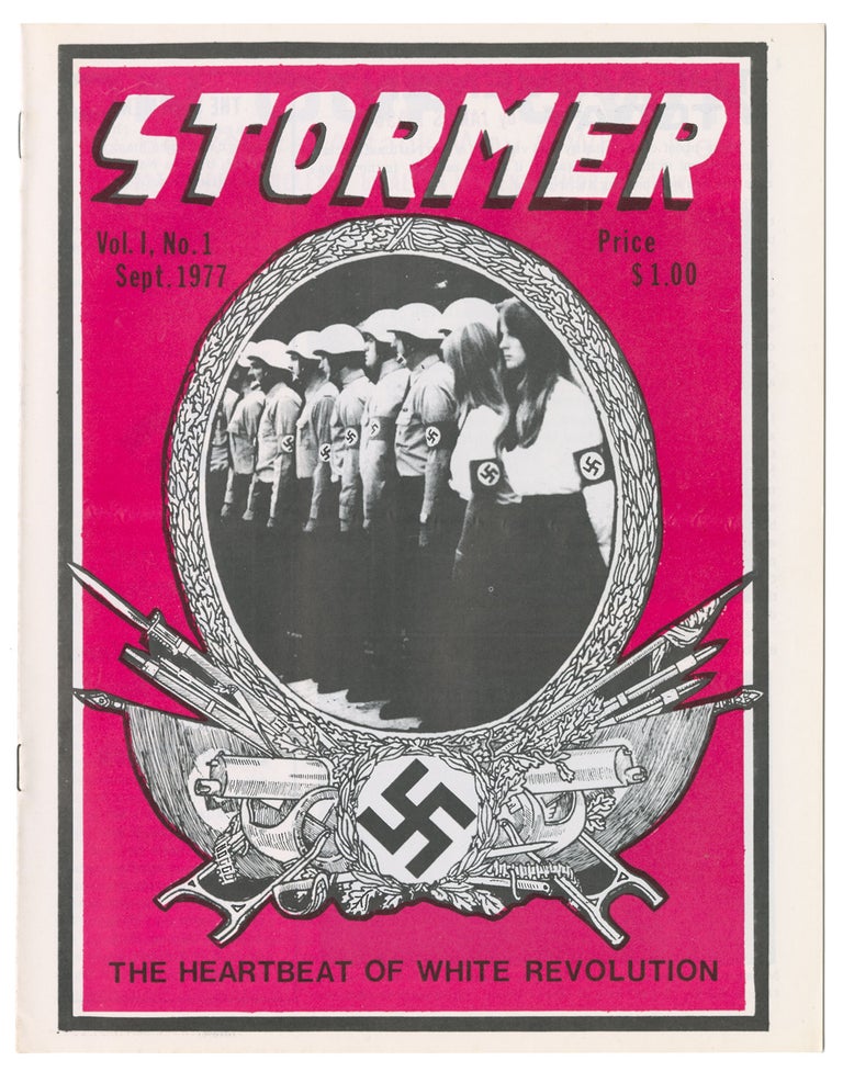 Item #11255 Stormer, Vol. 1, No. 1, Sept. 1977. Kar Herler, Margaret, Charlotte Reich, James Mason.