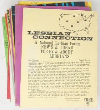 Item #11420 Lesbian Connection: A National Lesbian Journal (broken run of 48 issues &...