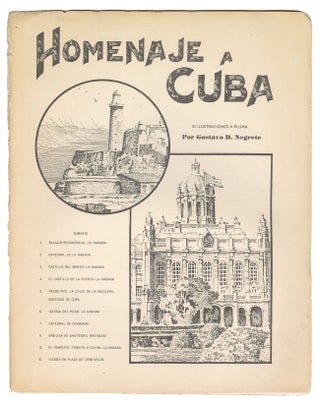 Item #11694 Homenaje a Cuba. Gustavo D. Negrete