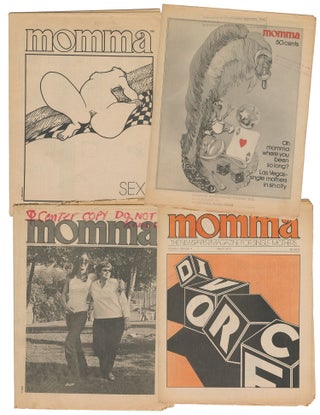 Item #11798 Momma: The Newspaper/Magazine for Single Mothers (4 issues). Karol Hope, Nancy Young