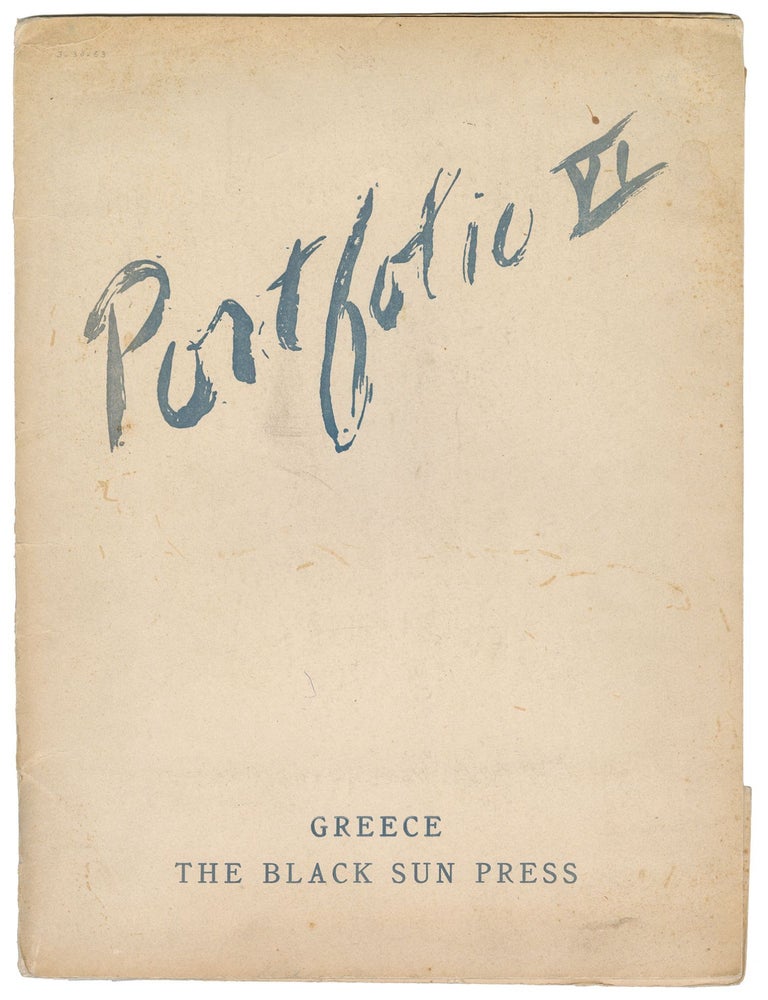 Item #11825 Portfolio, Volume Two, Number VI. Caresse Crosby.