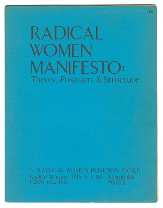 Item #11958 Radical Women Manifesto: Theory, Program, & Structure