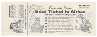 Item #12010 Boat Ticket to Africa