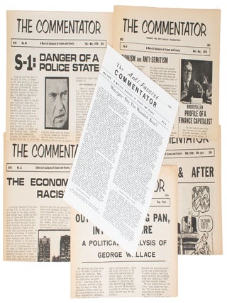 Item #12094 The Anti-Fascist Commentator / The Commentator: A Marxist Analysis of Issues and...