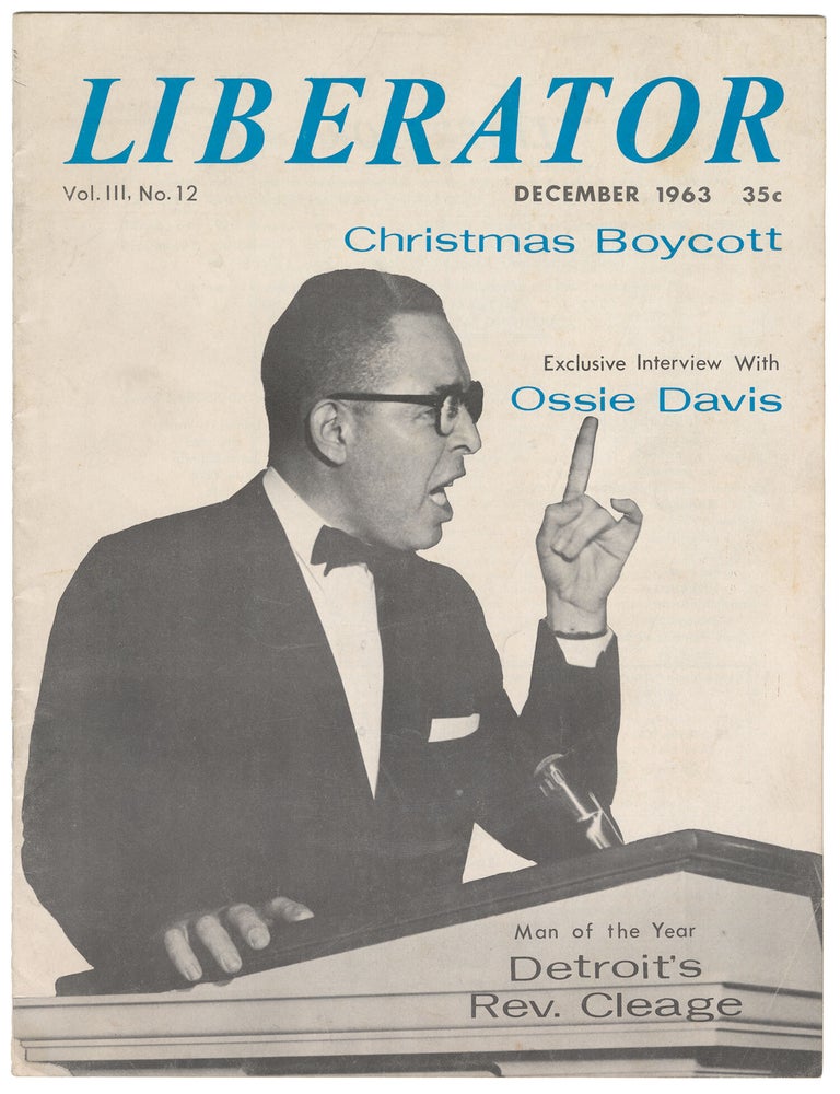 Item #12409 Liberator, Vol. III, No. 12, December 1963. Daniel H. Watts.