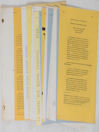 A collection of 16 documents and publications from the feminist publisher/distributor, KNOW, Inc. authors.