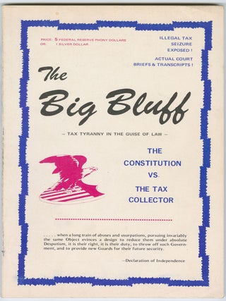 Item #12614 The Big Bluff. Marvin L. Cooley
