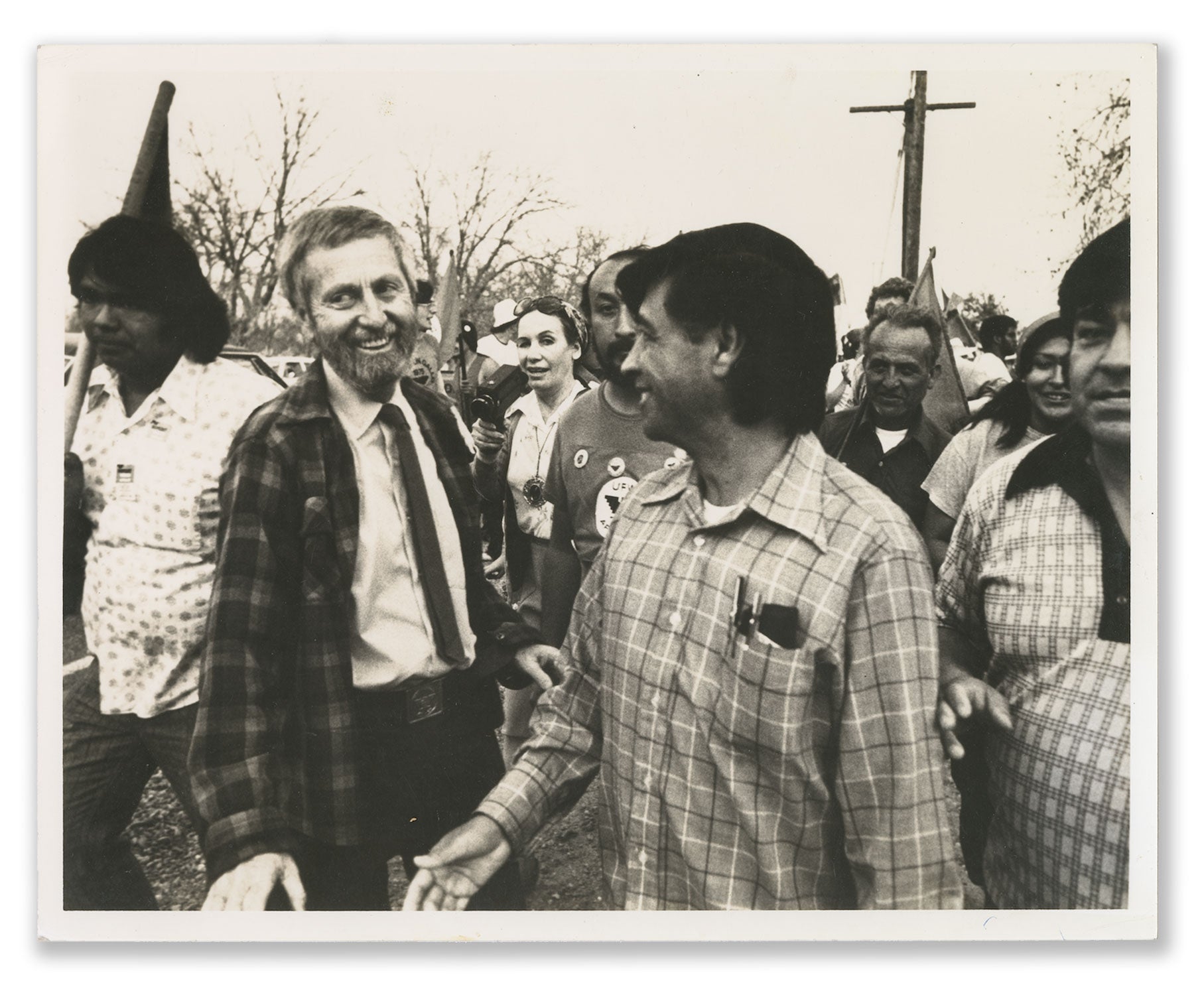 Howard Matson A photograph of Cesar Chavez and Howard Matson