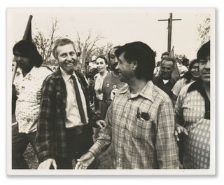 Item #12718 A photograph of Cesar Chavez and Howard Matson