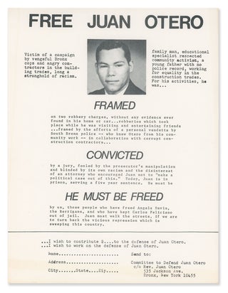 Item #12957 Free Juan Otero